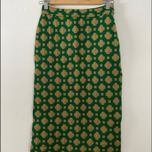 Long pencil skirt by Charlie & Robin for Anthroplogie.